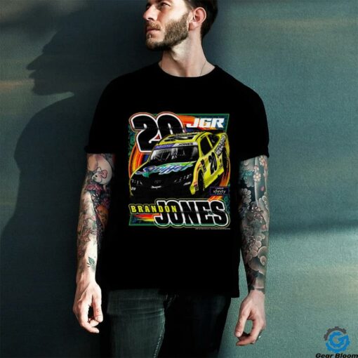 Brandon Jones Joe Gibbs Racing Team Collection Charcoal Menards Car T Shirt