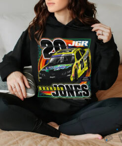 Brandon Jones Joe Gibbs Racing Team Collection Charcoal Menards Car T Shirt