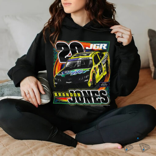 Brandon Jones Joe Gibbs Racing Team Collection Charcoal Menards Car T Shirt