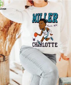 Brandon Miller Charlotte Hornets Homage Caricature Tri Blend T Shirt