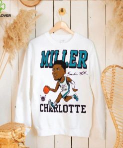 Brandon Miller Charlotte Hornets Homage Caricature Tri Blend T Shirt