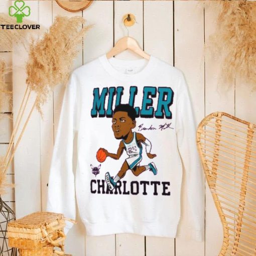 Brandon Miller Charlotte Hornets Homage Caricature Tri Blend T Shirt