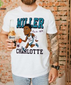 Brandon Miller Charlotte Hornets Homage Caricature Tri Blend T Shirt