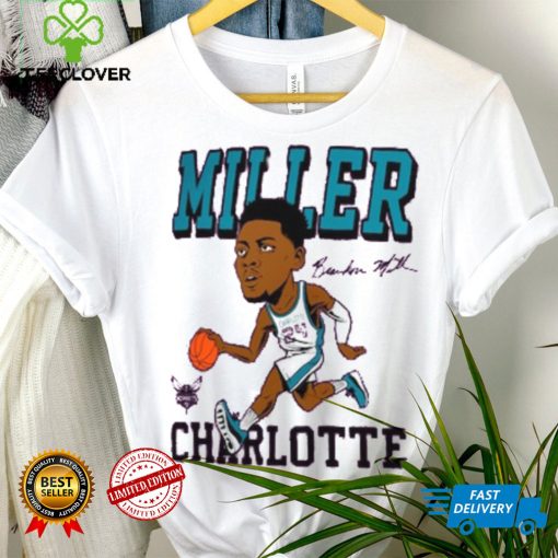 Brandon Miller Charlotte Hornets Homage Caricature Tri Blend T Shirt