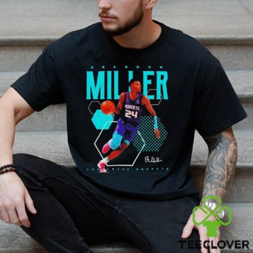 Brandon Miller Charlotte Hornets basketball signature hoodie, sweater, longsleeve, shirt v-neck, t-shirt