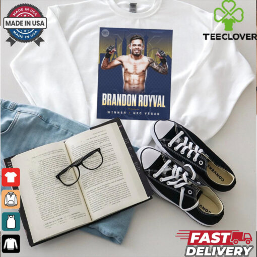 Brandon Royval Winner UFC Vegas 98 Poster t hoodie, sweater, longsleeve, shirt v-neck, t-shirt