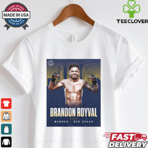 Brandon Royval Winner UFC Vegas 98 Poster t hoodie, sweater, longsleeve, shirt v-neck, t-shirt