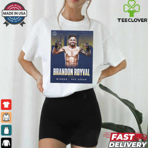 Brandon Royval Winner UFC Vegas 98 Poster t hoodie, sweater, longsleeve, shirt v-neck, t-shirt