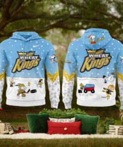 Brandon Wheat Kings Peanuts & Snoopy Night Fans Favorites Limited Hoodie Cap