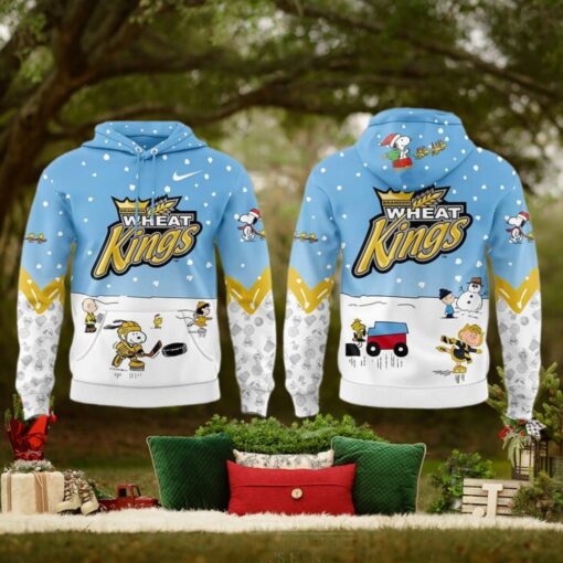 Brandon Wheat Kings Peanuts & Snoopy Night Fans Favorites Limited Hoodie Cap