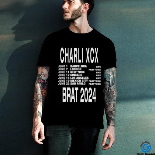 Brat 2024 Charli XCX Tour Shirt