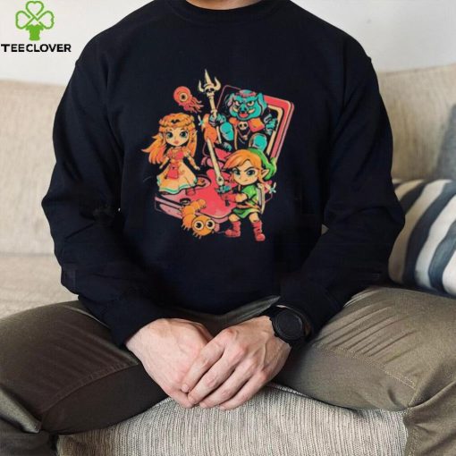 Brave Game Zelda Black Shirt