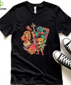 Brave Game Zelda Black Shirt