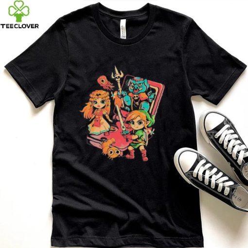 Brave Game Zelda Black Shirt