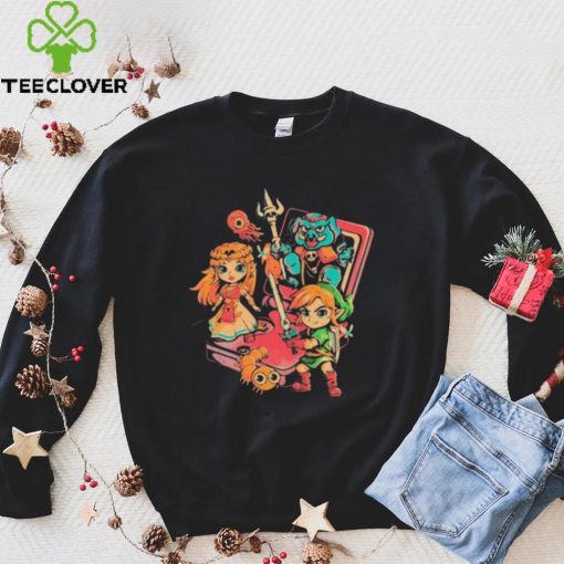 Brave Game Zelda Black Shirt