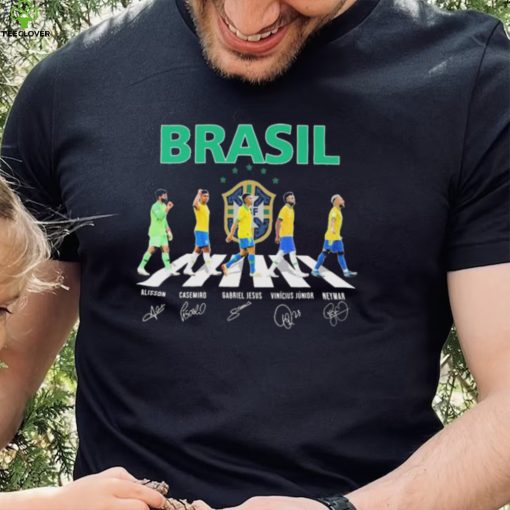 Brazil Team Football Abbey Road Signatures Shirt