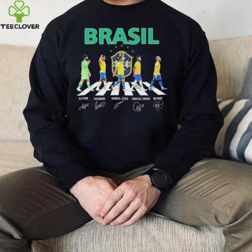 Brazil Team Football Abbey Road Signatures Shirt