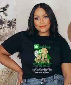 Breaking Bad 15th anniversary 2008 2023 signature thank you for the memories movie shirt