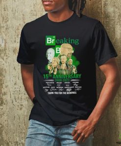 Breaking Bad 15th anniversary 2008 2023 signature thank you for the memories movie shirt 3 Breaking Bad 15th anniversary 2008 2023 signature thank you for the memories movie shirt
