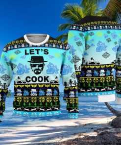 Breaking Bad Let’s Cook 3D Printed Ugly Christmas Sweatshirt