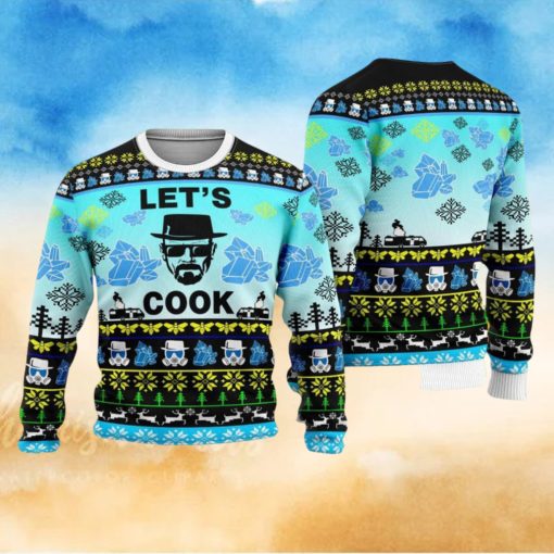 Breaking Bad Let’s Cook 3D Printed Ugly Christmas Sweathoodie, sweater, longsleeve, shirt v-neck, t-shirt