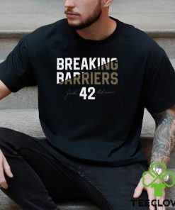 Breaking Barriers 42 Women's V Neck T Shirt