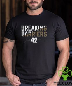 Breaking Barriers 42 Women's V Neck T Shirt