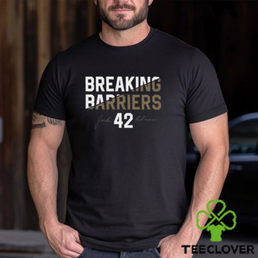 Breaking Barriers 42 Women’s V Neck T Shirt