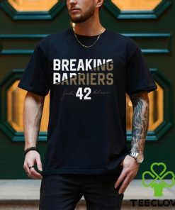 Breaking Barriers 42 Women's V Neck T Shirt