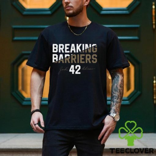 Breaking Barriers 42 Women’s V Neck T Shirt