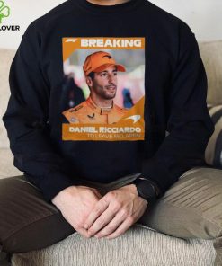 Breaking daniel ricciardo to leave mcclaren champions golf T shirt
