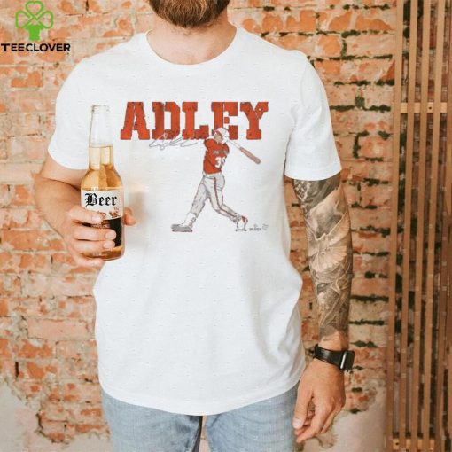 BreakingT Men’s Baltimore Orioles Black Adley Rutschman Swing Graphic T Shirt