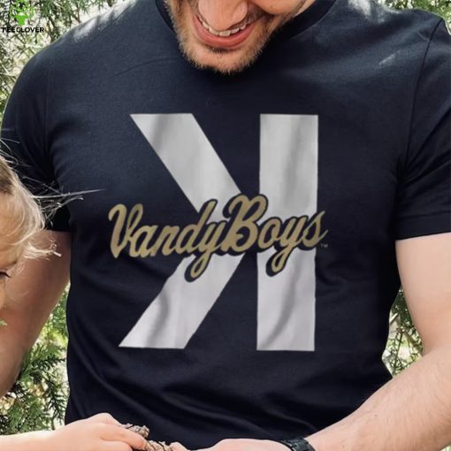 BreakingT Vanderbilt Commodores Black Vandy Boys Backwards K T Shirt