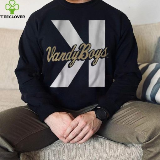 BreakingT Vanderbilt Commodores Black Vandy Boys Backwards K T Shirt