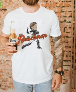 BreakingT Youth Baltimore Orioles Adley Rutschman Caricature White Graphic T Shirt