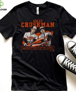 BreakingT Youth Baltimore Orioles Adley Rutschman 'Crushman' Black Graphic T Shirt