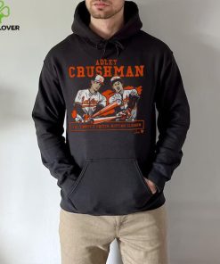 BreakingT Youth Baltimore Orioles Adley Rutschman 'Crushman' Black Graphic T Shirt