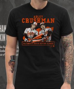 BreakingT Youth Baltimore Orioles Adley Rutschman 'Crushman' Black Graphic T Shirt