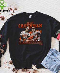 BreakingT Youth Baltimore Orioles Adley Rutschman 'Crushman' Black Graphic T Shirt