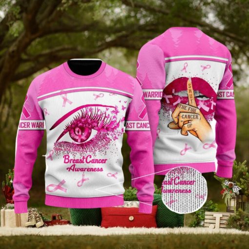 Breast Cancer Awareness Christmas Unisex Ugly Sweater