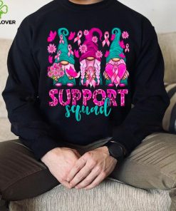 Breast Cancer Awareness Shirt For Women Gnomes Support Squad T Shirt