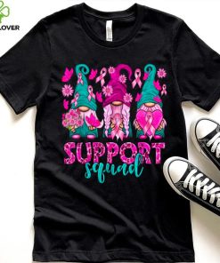 Breast Cancer Awareness Shirt For Women Gnomes Support Squad T Shirt