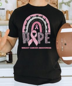 Breast Cancer Rainbow In October We Wear Pink Hope Support T Shirt