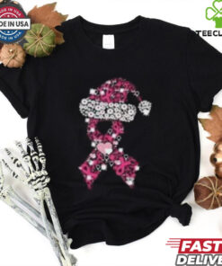 Breast Cancer Ribbon Christmas Shirt