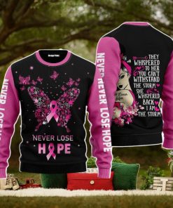 Breast Cancer Warrior Christmas Unisex Ugly Sweater