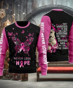 Breast Cancer Warrior Ugly Christmas Sweater For Men And Women