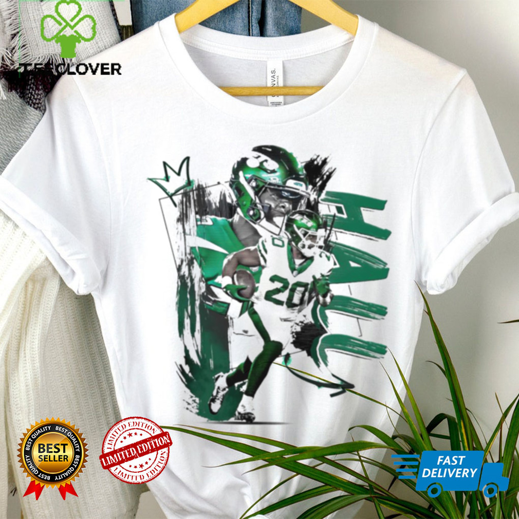 Breece Hall number 20 New York Jets football player pose poster shirt Breece Hall number 20 New York Jets football player pose poster shirt