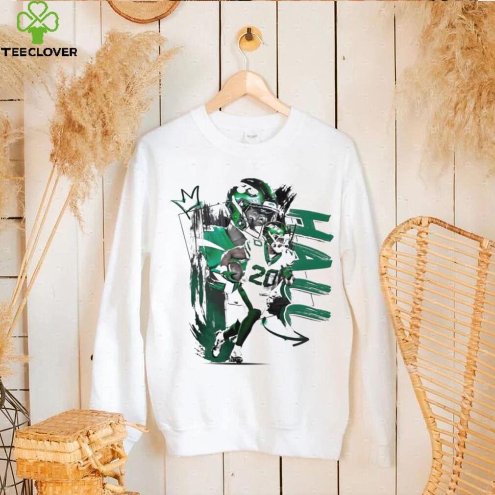 Breece Hall number 20 New York Jets football player pose poster shirt Breece Hall number 20 New York Jets football player pose poster shirt