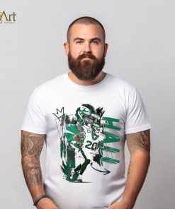 Breece Hall number 20 New York Jets football player pose poster shirt 2 Breece Hall number 20 New York Jets football player pose poster shirt