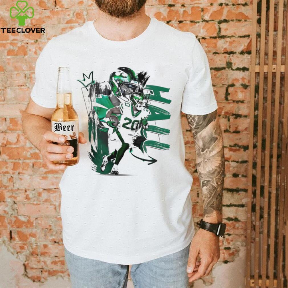 Breece Hall number 20 New York Jets football player pose poster shirt Breece Hall number 20 New York Jets football player pose poster shirt